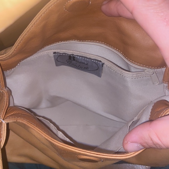 MINT CONDITION Browns couture leather shoulder bag - Picture 2 of 3